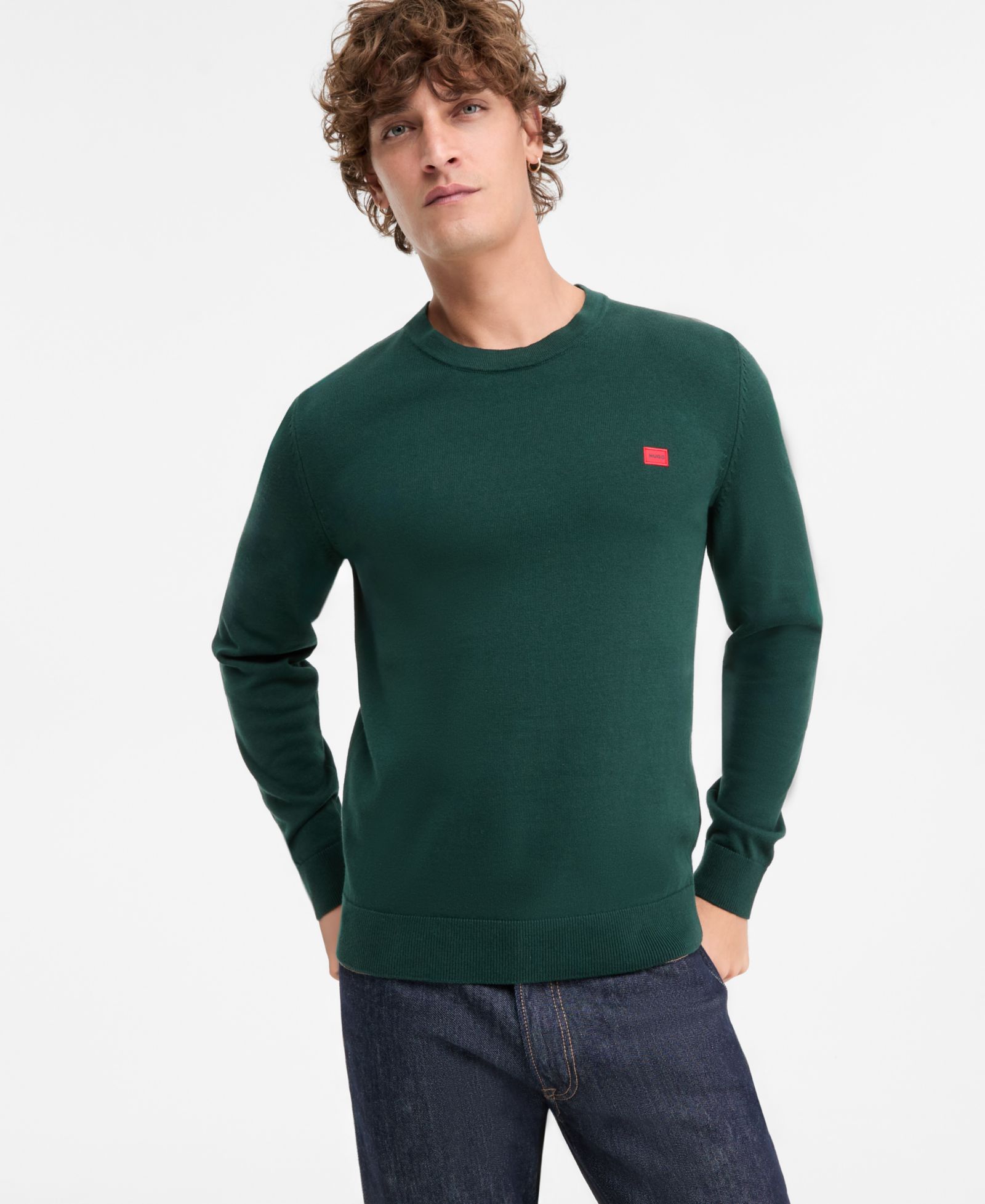 Мужской джемпер HUGO by Hugo Boss San Cassius Logo