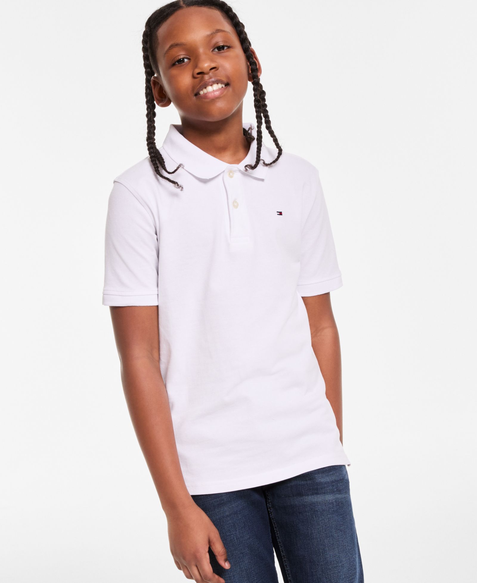 Детская рубашка Tommy Hilfiger Big Boys Ivy Stretch Polo