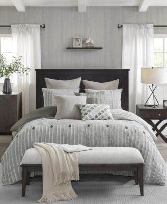 Madison Park Signature Essence Clipped Jacquard 10-Pc. Comforter Set, King