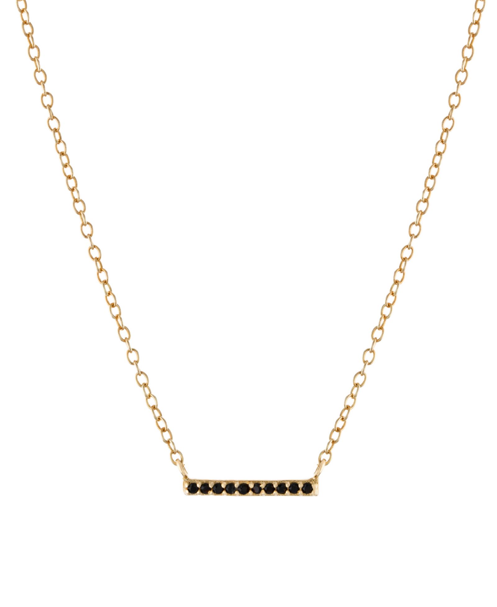 Giani Bernini ожерелье Black Spinel Bar