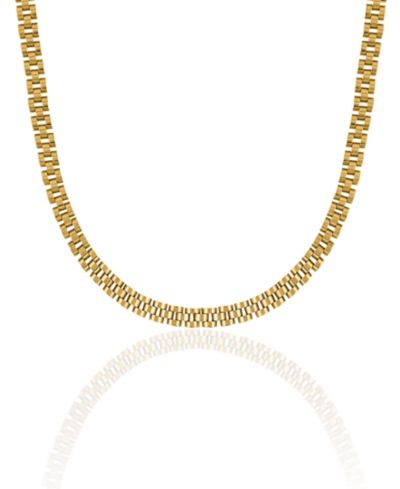 Ожерелье-часы OMA THE LABEL Timepiece из латуни с напылением 18K Gold