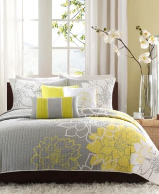 Madison Park Lola хлопковый комплект из 6 предметов Floral Print Full/Queen