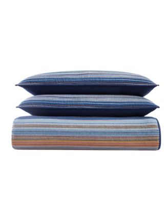 Комплект из 3 стеганых покрывал Brooklyn Loom Met Stripe Yarn Dye, Full/Queen