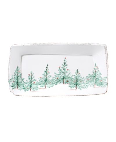 VIETRI Melamine Lastra Holiday Rectangular Platter 18"