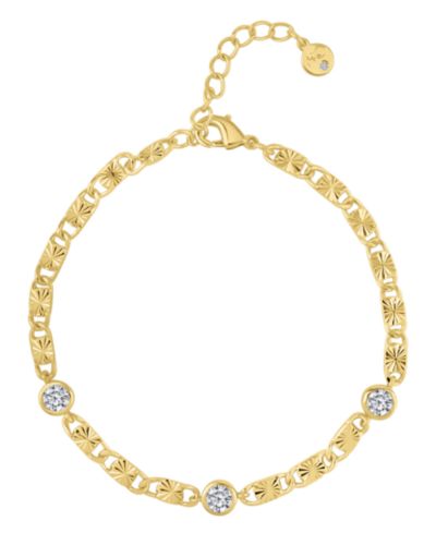 Браслет And Now This Cubic Zirconia Diamond Cut Chain