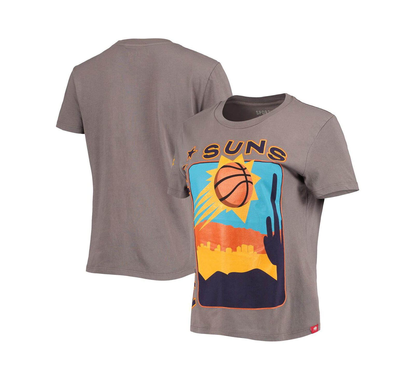 Женская футболка Sportiqe Charcoal Phoenix Suns Street Capsule Arcadia