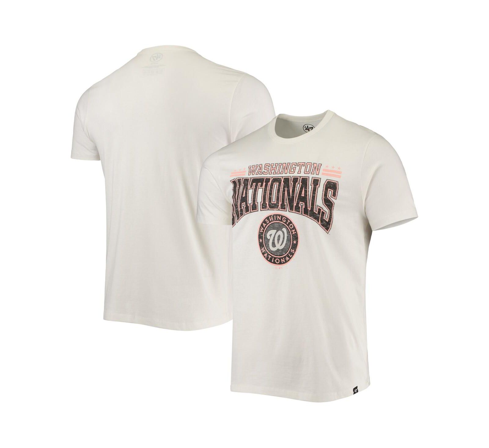 Men's '47 White Washington Nationals City Connect Elements Franklin T-shirt