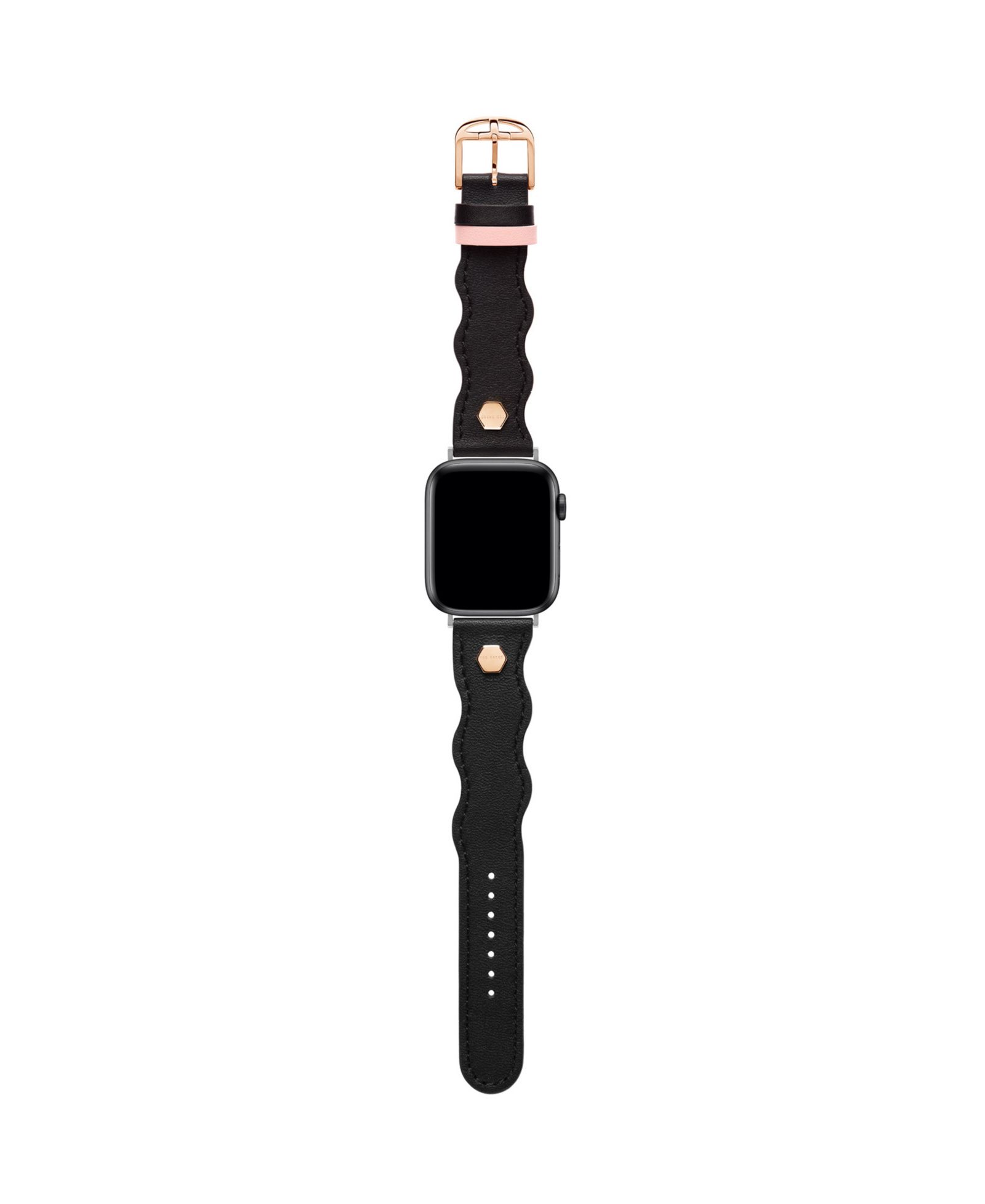 Ted Baker Женский черный кожаный ремешок Ted Wavy