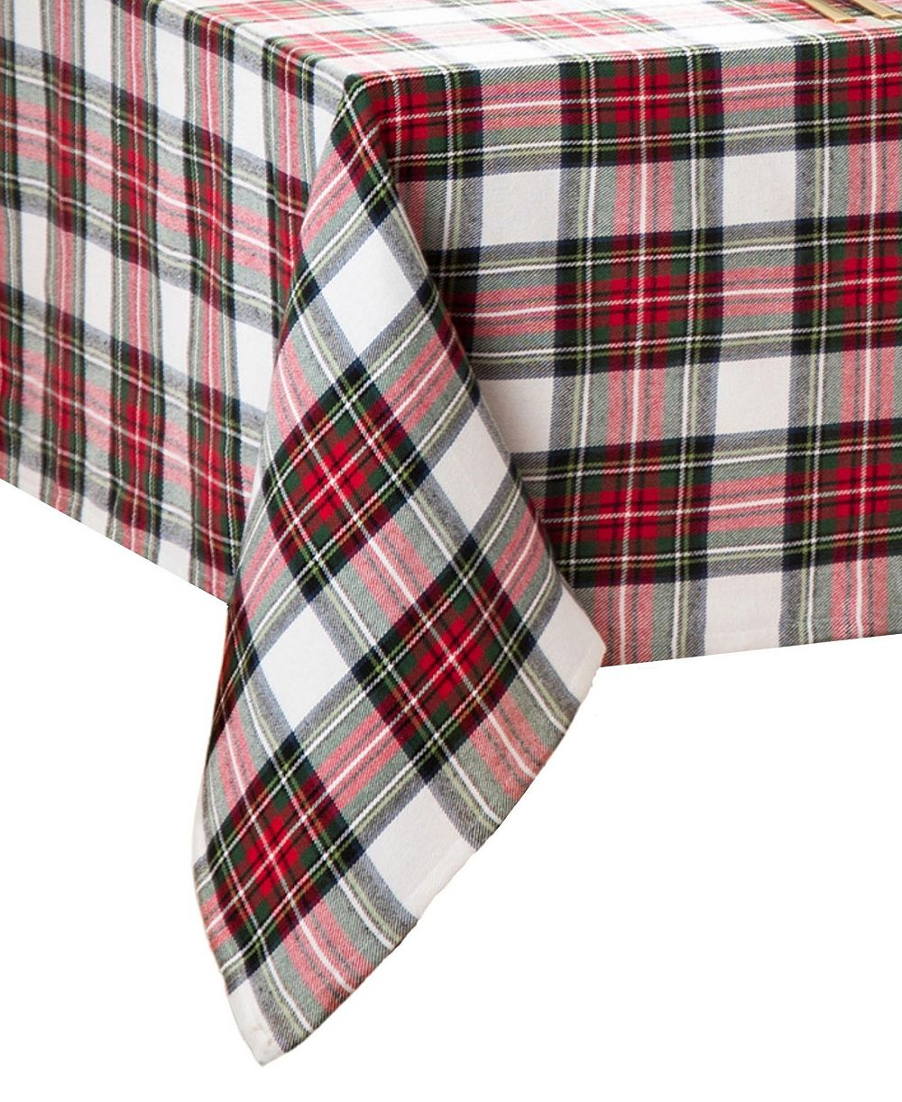 Скатерть Elrene Christmas Classic Holiday Plaid 70" x 52"