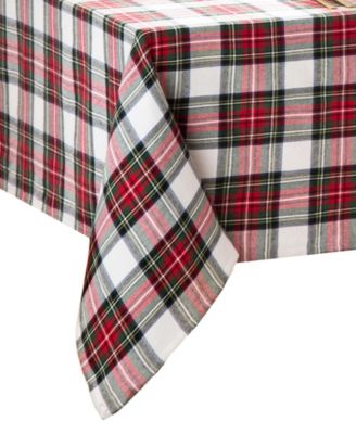 Скатерть Elrene Christmas Classic Holiday Plaid 70" x 52"