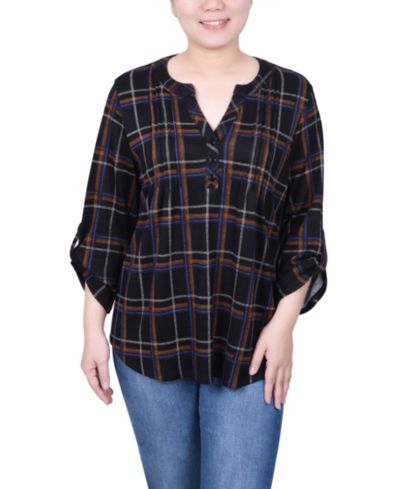 Топ Petite Size с коротким рукавом 3/4