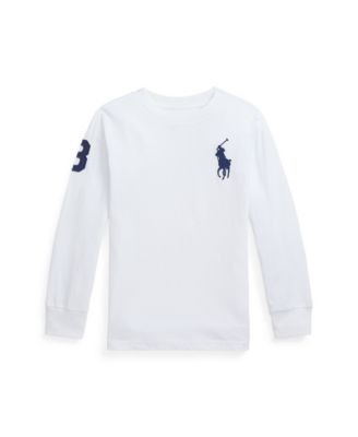 Детская хлопковая футболка Polo Ralph Lauren Big Pony