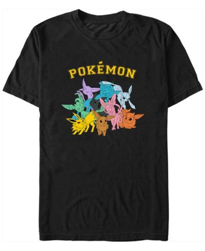 Мужская футболка Fifth Sun Pokemon Gotta Catch Eeveelutions с коротким рукавом