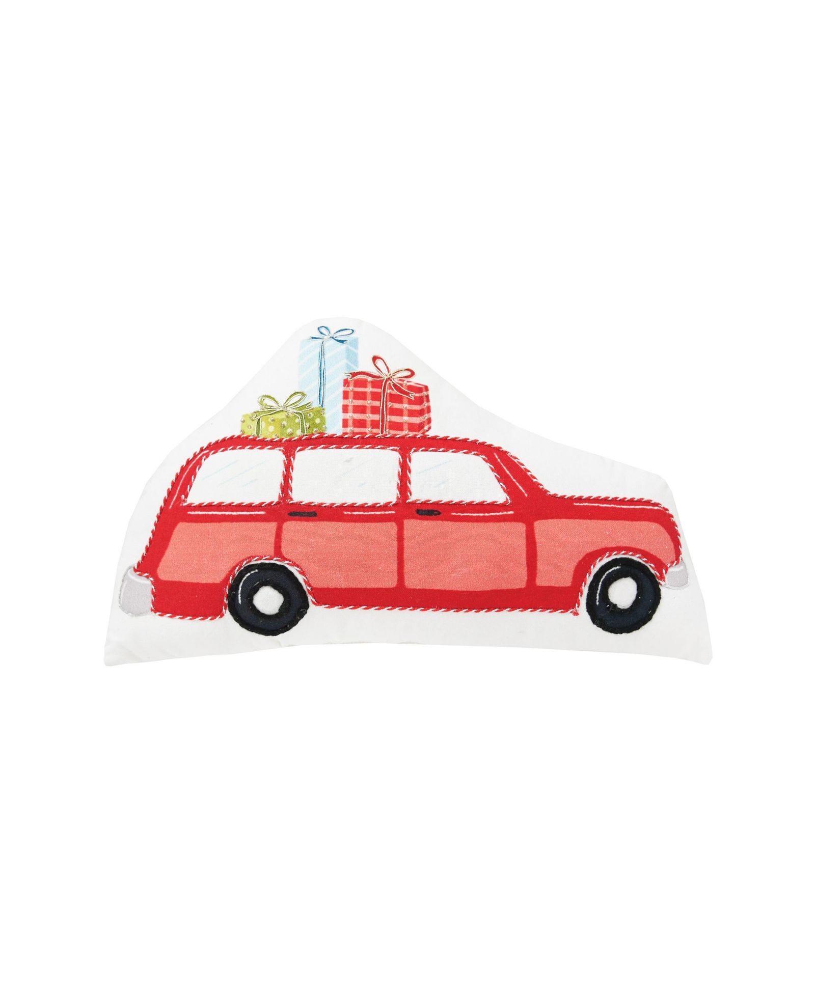 Декоративная мини-подушка C&F Home Christmas Station Wagon Car Cotton Blend
