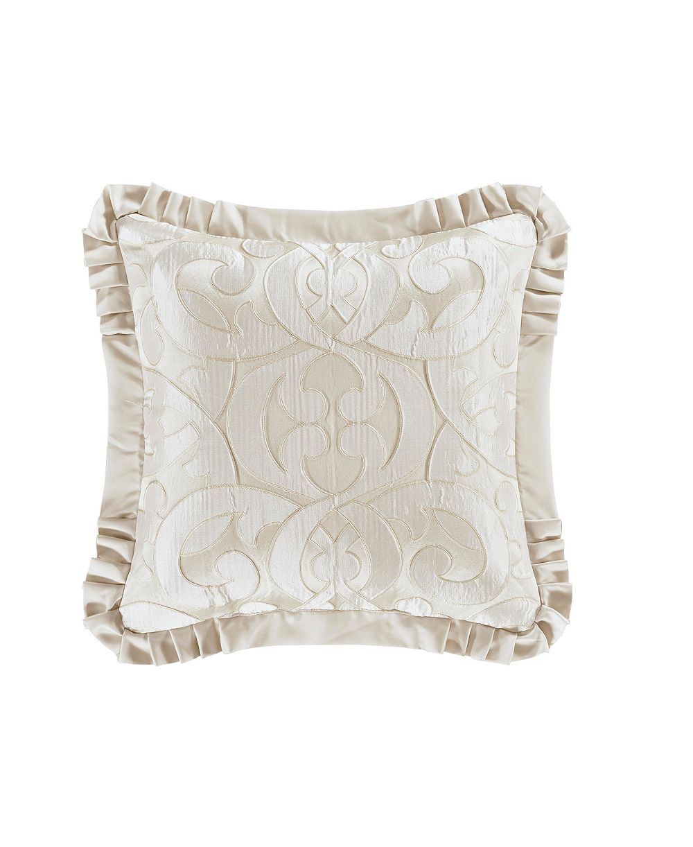 J Queen New York La Boheme Embellished Decorative Pillow, 20" x 20"