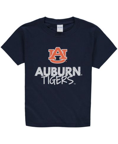 Детская футболка Two Feet Ahead Navy Auburn Tigers Crew Neck