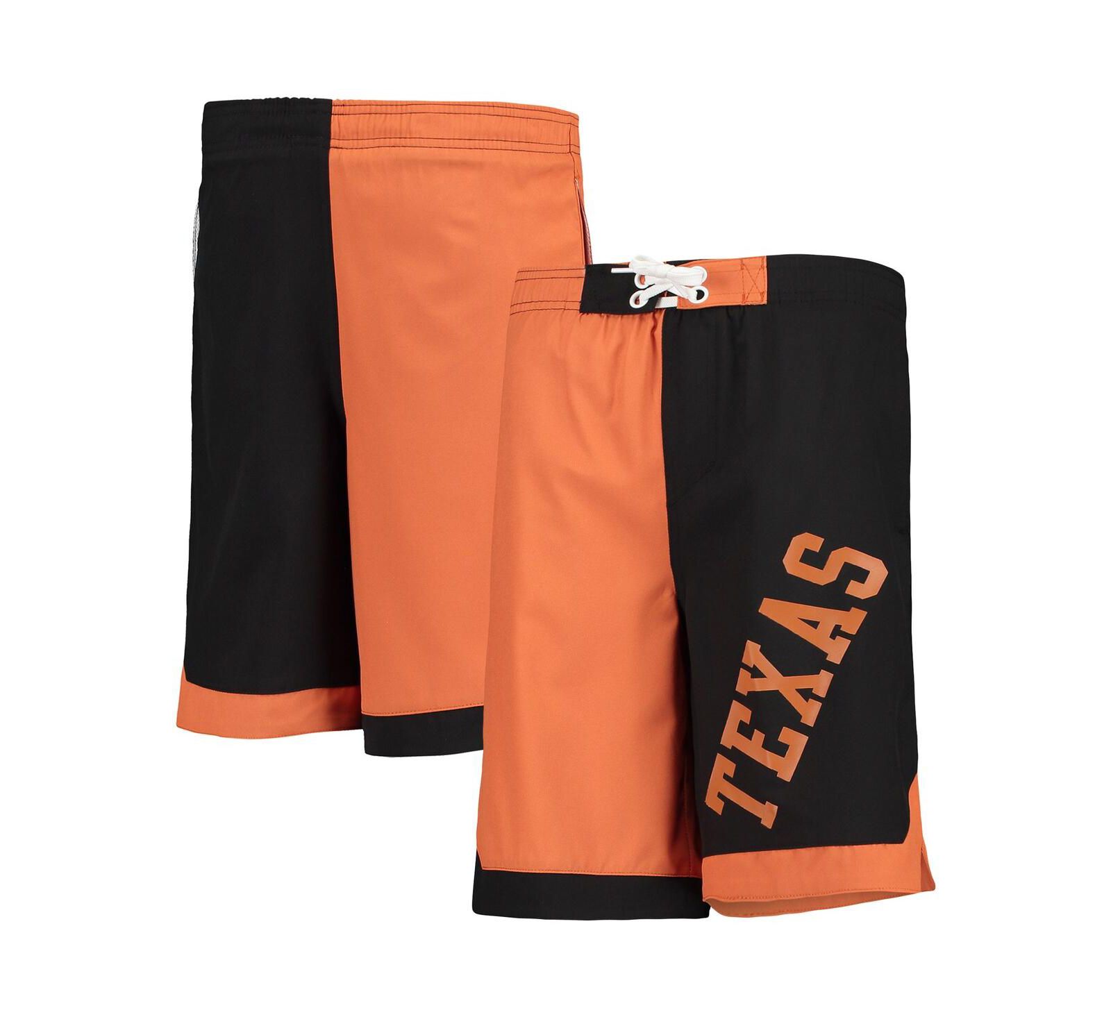 Детские плавательные шорты Outerstuff Texas Orange and Black Texas Longhorns Conch Bay