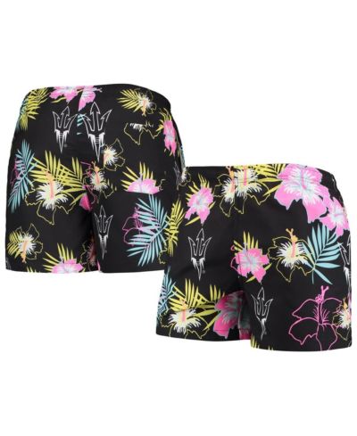 Мужские плавки для плавания FOCO Black Arizona State Sun Devils Neon Floral