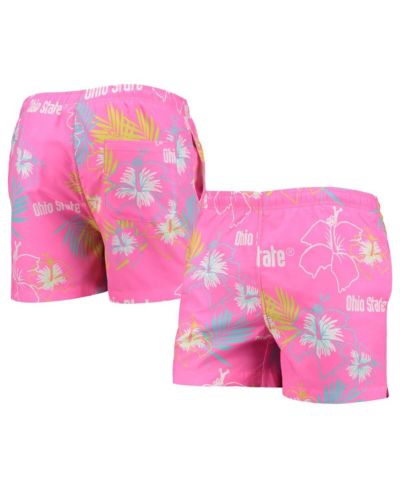 Плавки FOCO Men's Pink Ohio State Buckeyes Neon Floral