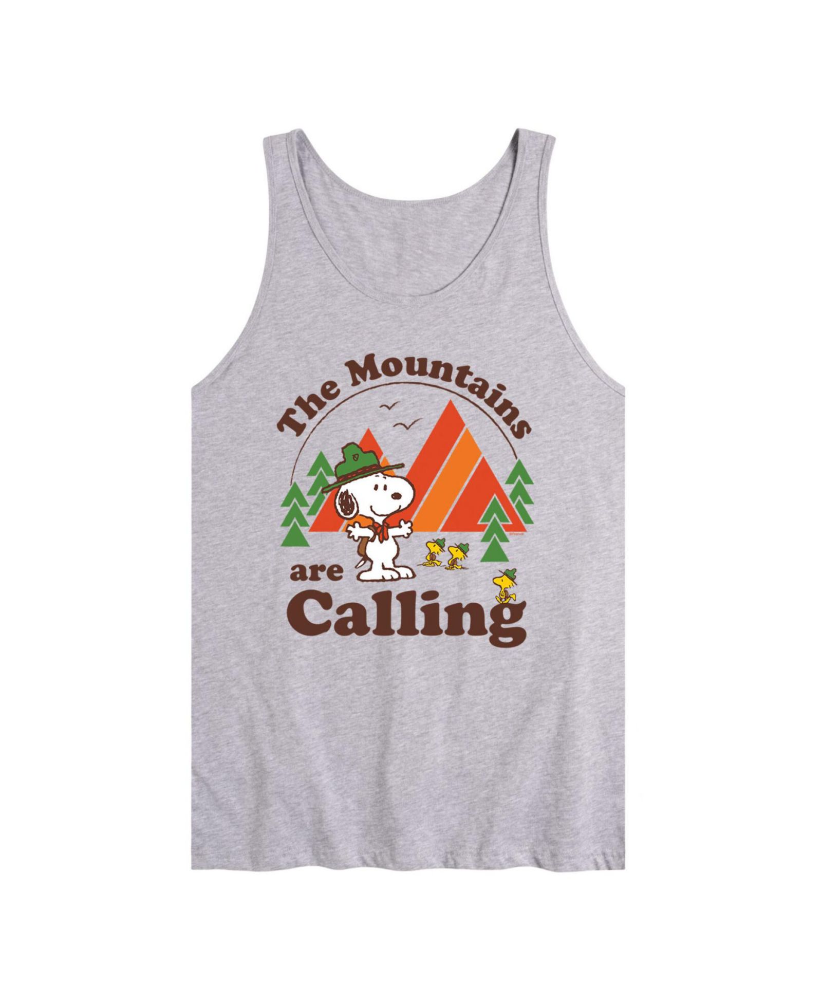 Майка Men's Peanuts Mountains Are Calling Tank