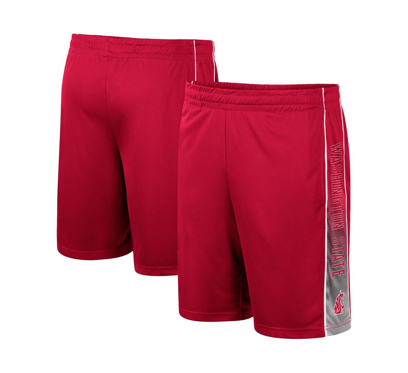 Men's Colosseum Crimson Washington State Cougars Lazarus Shorts