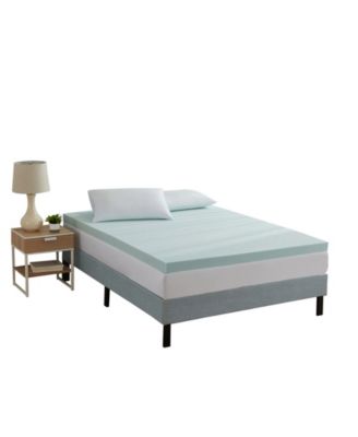 Nestl Gel Infused Mattress Topper Ventilated Design Memory Foam 4" Mattress Pad, Full