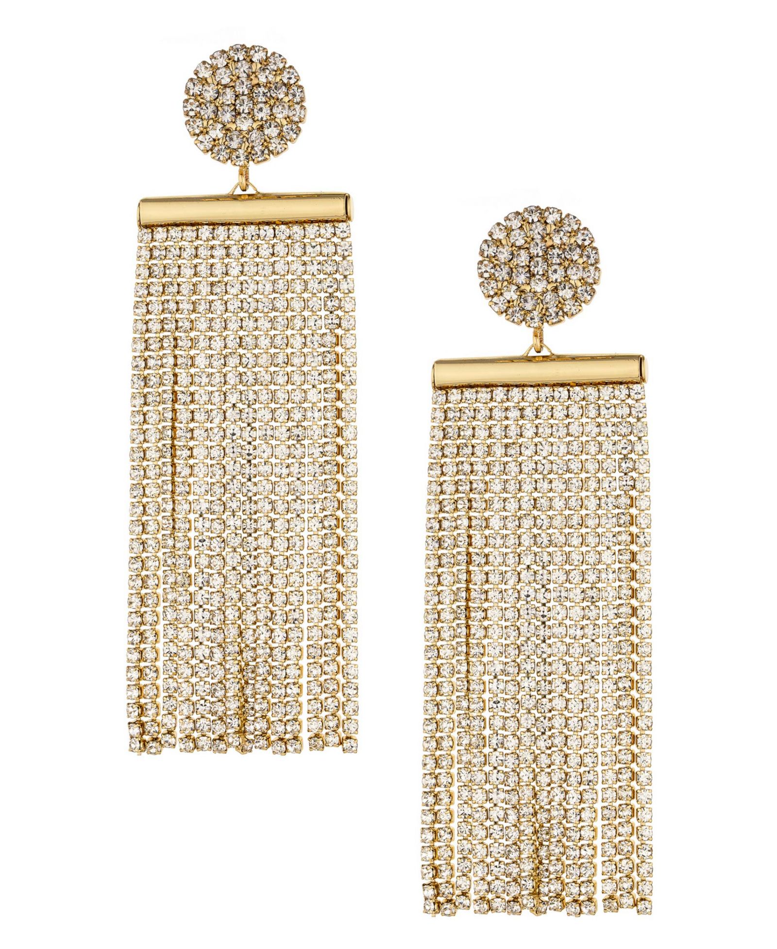 Серьги ETTIKA All The Movement Glass Fringe