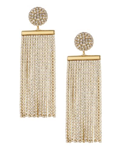 Серьги ETTIKA All The Movement Glass Fringe
