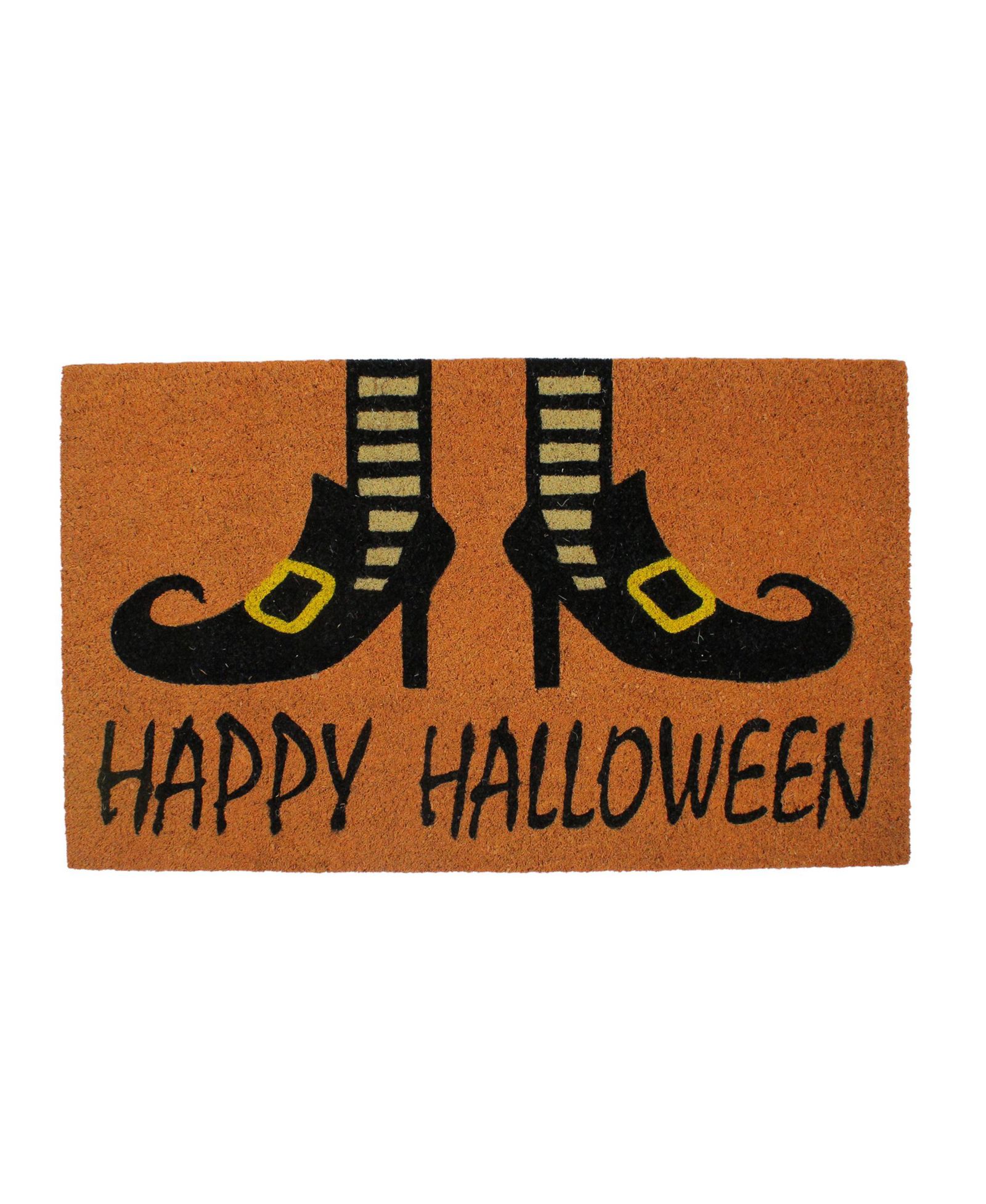 Коврик для ног Wicked Witch "Happy Halloween" из кокосового волокна, 18" x 30"