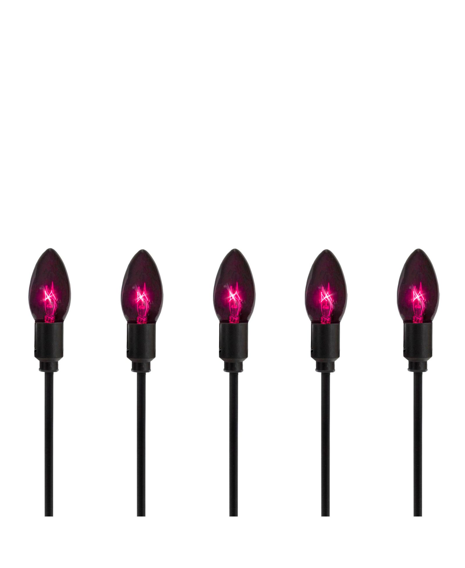 Маркеры для дорожки Halloween C9 Bulb 10 Piece Set with 8.75' Black Wire