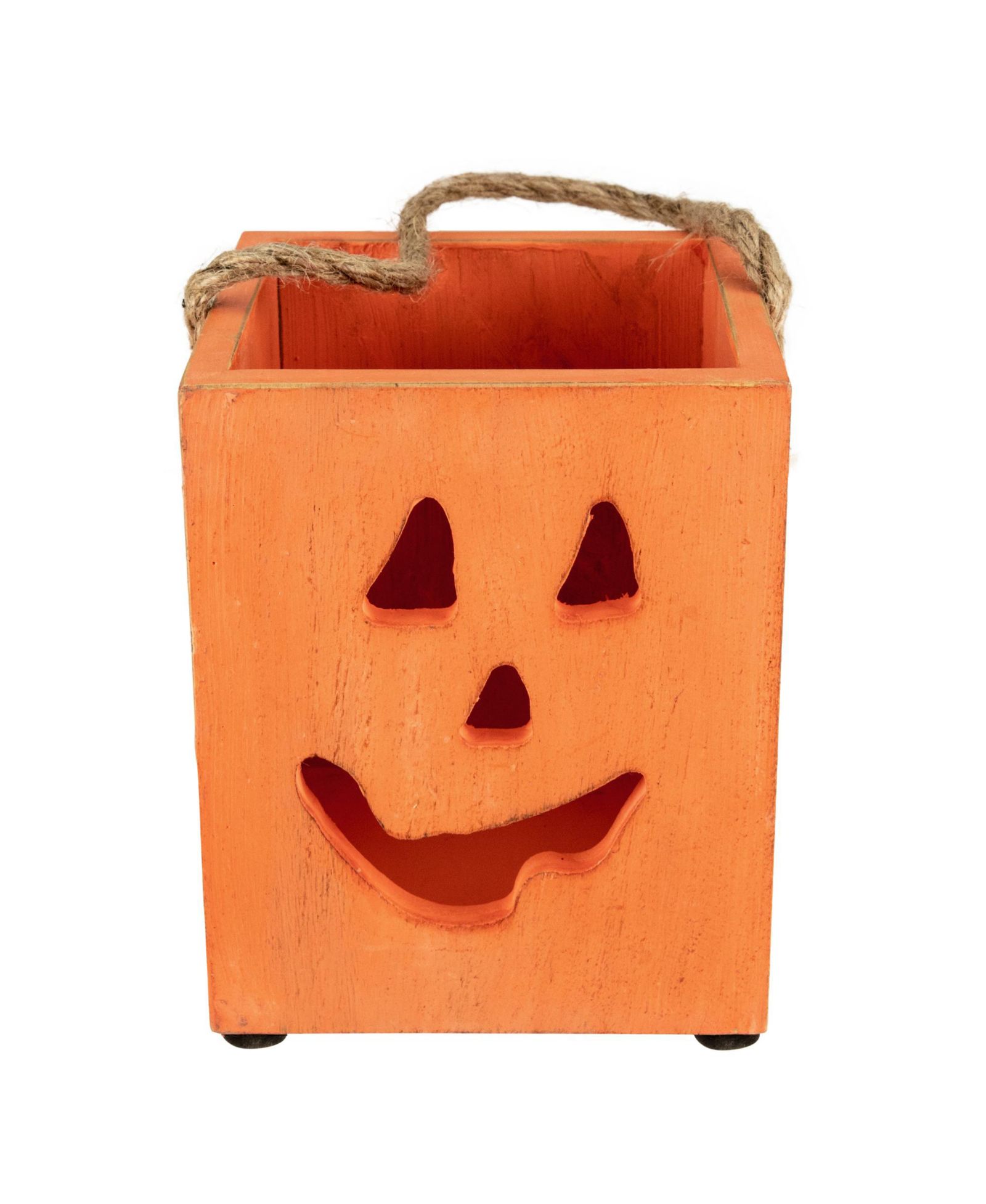 Northlight деревянный фонарь Jack-O-Lantern на Хэллоуин, маленький, 6.25"