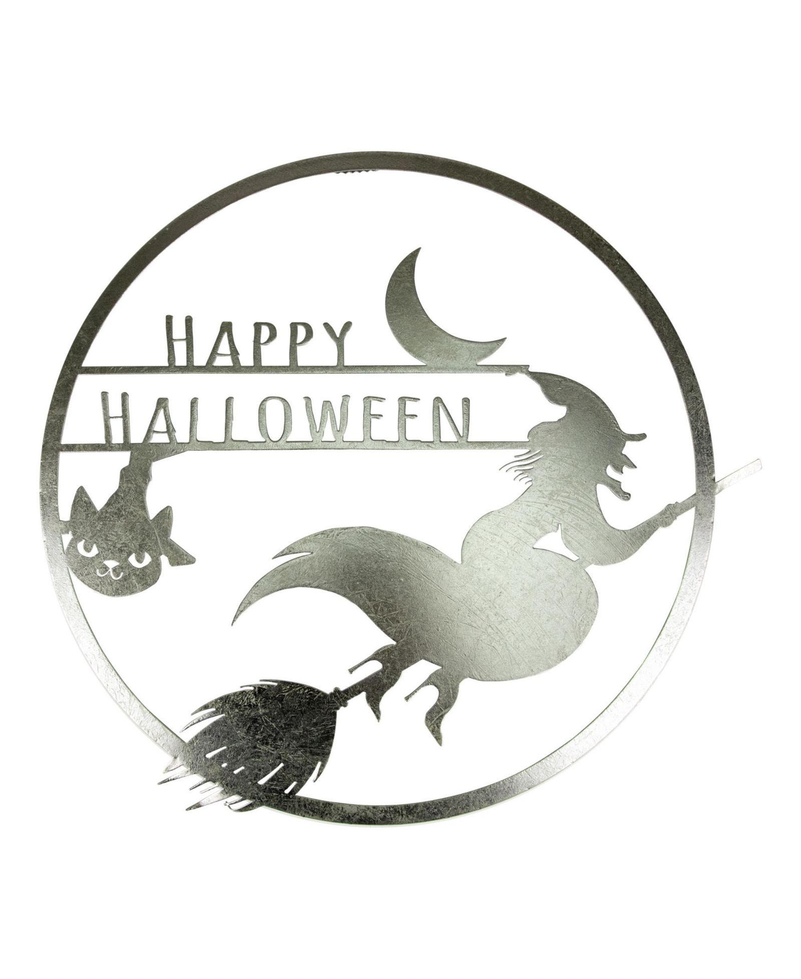 Настенный декор Flying Witch Happy Halloween 17"