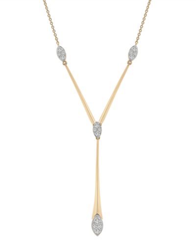 Колье-лариат Wrapped in Love™ с бриллиантами в 14k Gold