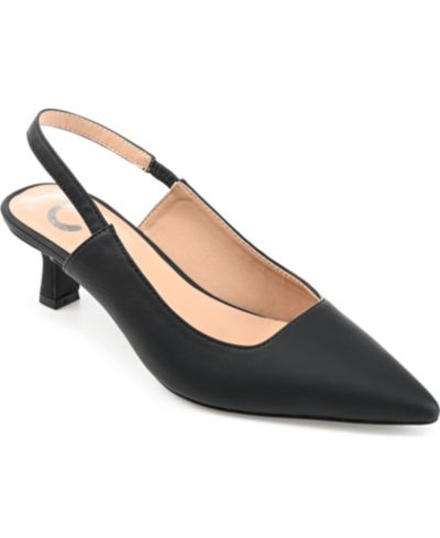 Journee Collection Women's Paulina Pointed Toe Slingback Pumps