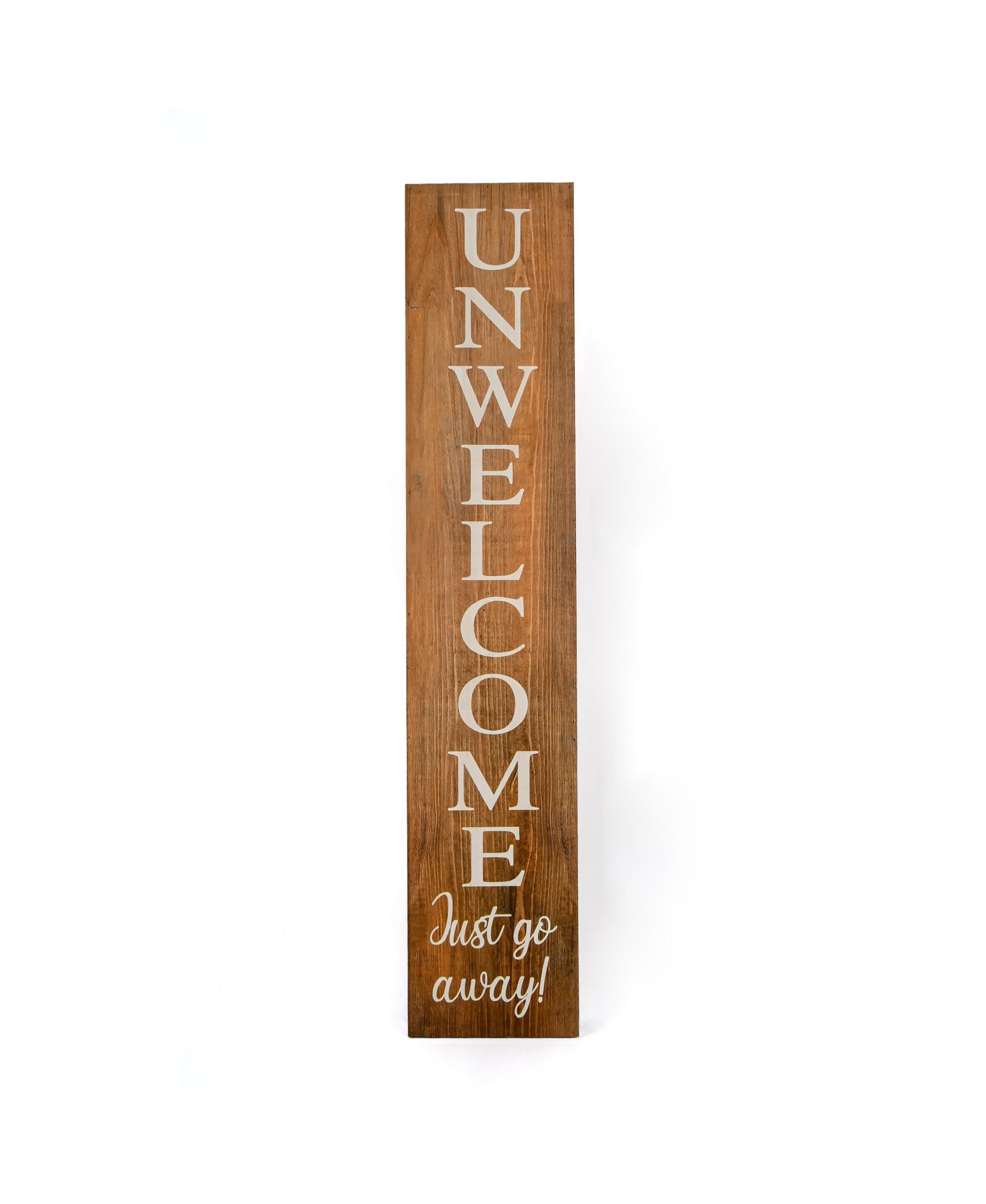 Декоративная табличка National Tree Company 39" Halloween "Unwelcome" Porch Sign