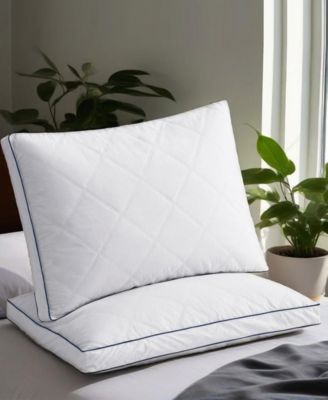 UNIKOME Diamond стеганые перьевые подушки, 2 шт., Standard