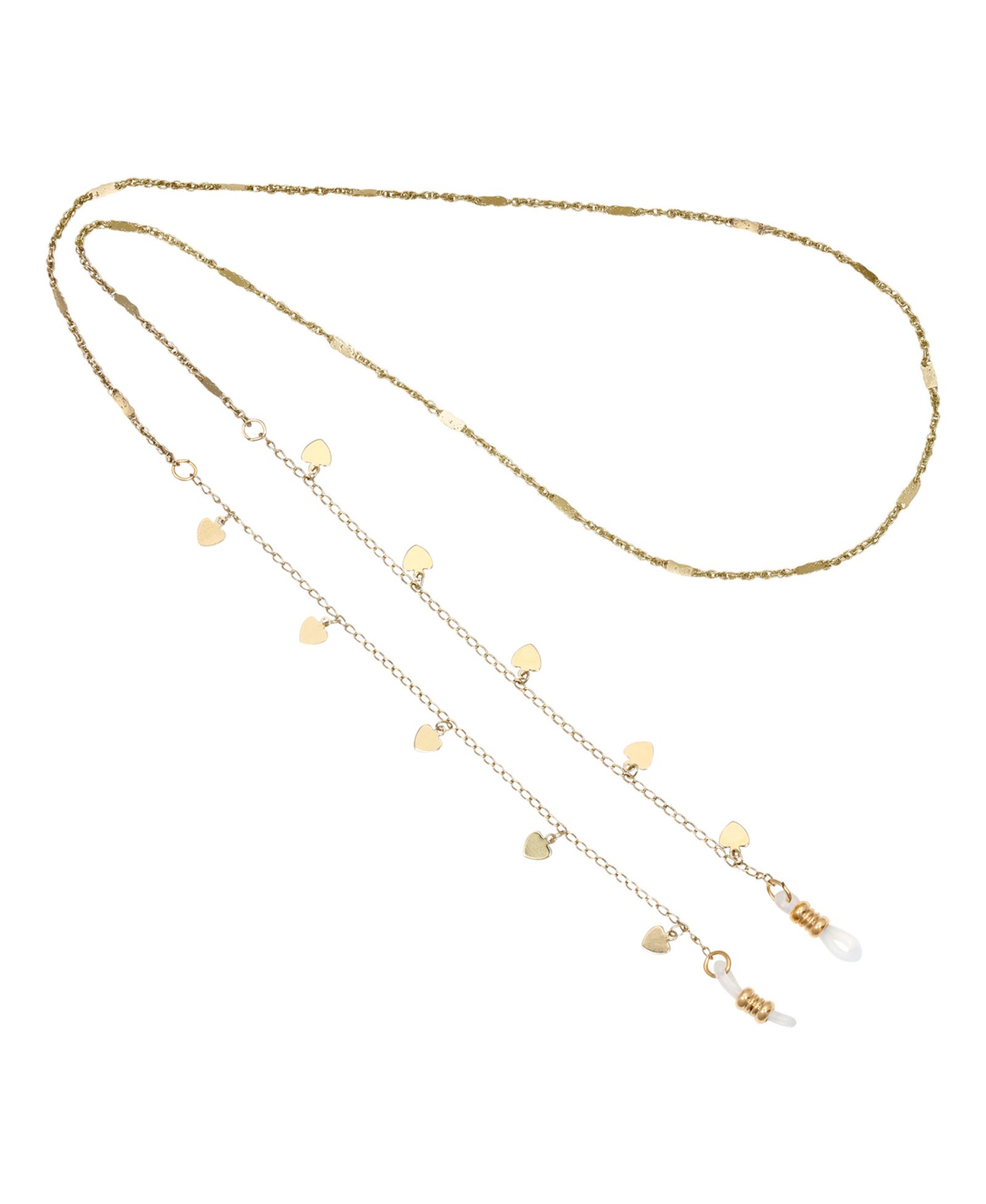 Держатель для очков 2028 Gold-Tone Heart Charms