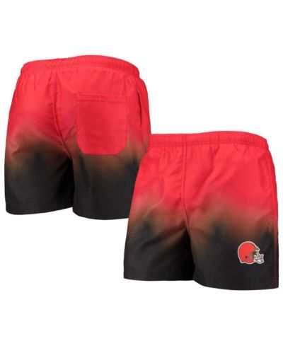 FOCO Мужские плавательные шорты Cleveland Browns с эффектом окрашивания, оранжево-коричневые