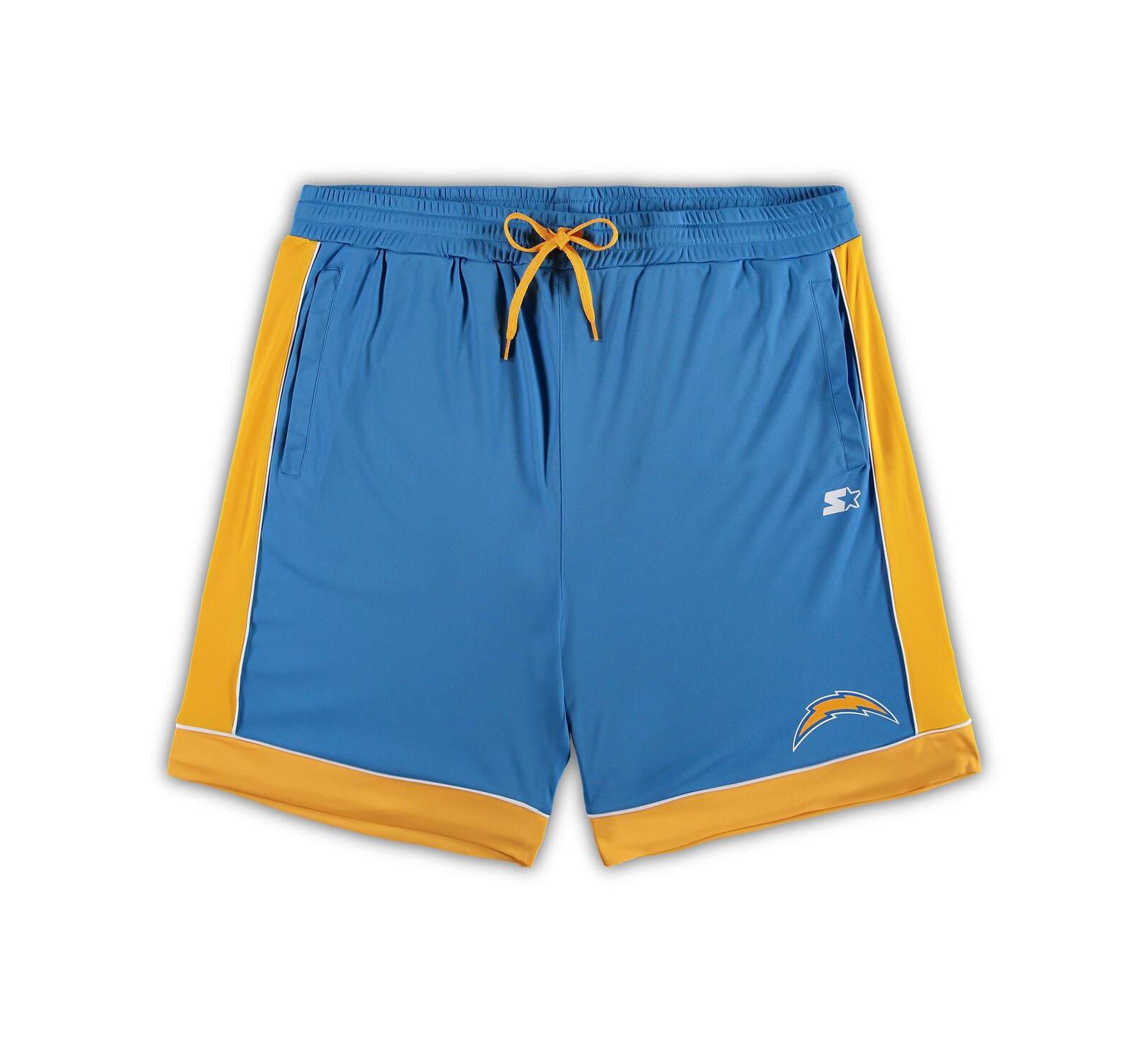Мужские шорты Starter Powder Blue, Gold Los Angeles Chargers Fan Favorite Fashion