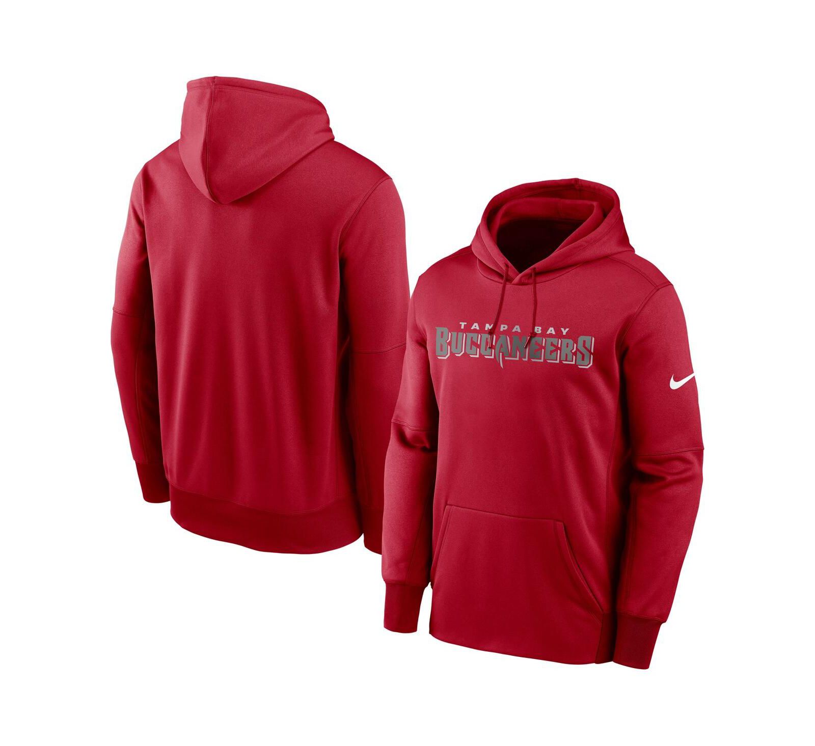Мужское худи Nike Red Tampa Bay Buccaneers Fan Gear Performance Pullover