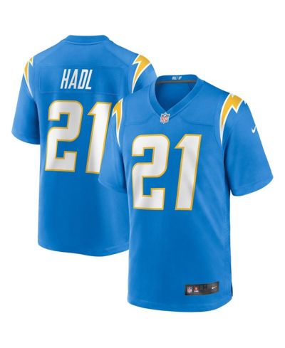 Мужская джерси Nike John Hadl Powder Blue Los Angeles Chargers Game Retired Player