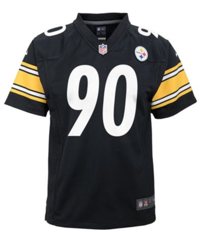 Nike Детский джерси игрока T.J. Watt Pittsburgh Steelers Color Rush Game