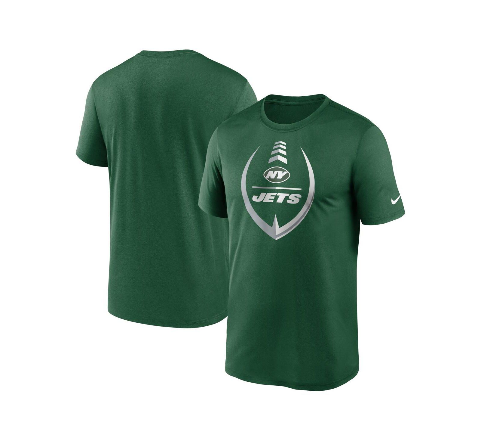 Мужская футболка Nike Green New York Jets Icon Legend Performance