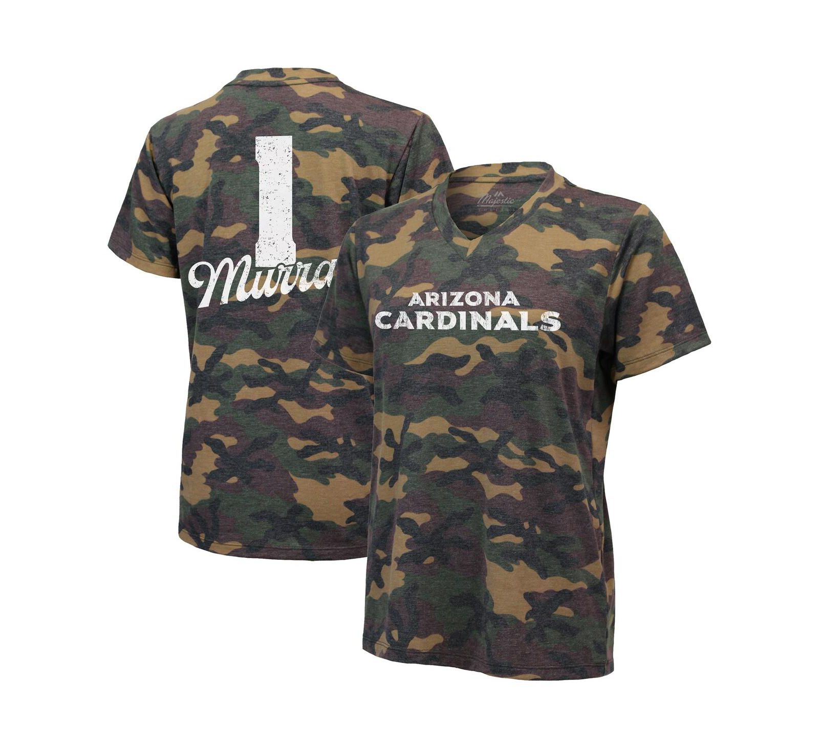 Women's Kyler Murray Camo Arizona Cardinals Name and Number Tri-Blend V-Neck T-shirt
