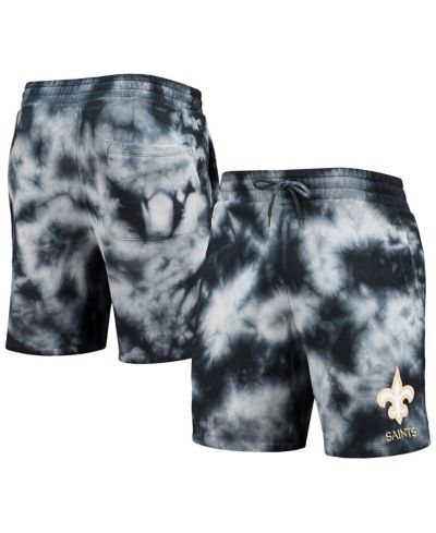 Мужские шорты New Era Black New Orleans Saints Tie-Dye