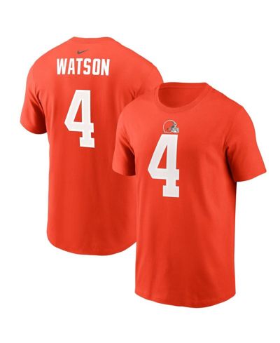 Мужская футболка Nike Deshaun Watson Cleveland Browns Orange