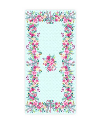 Laural Home скатерть для рождественского стола в стиле бохо, 70" x 144"