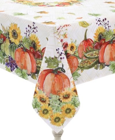 Скатерть Laural Home Cornucopia Harvest, 70" x 84"