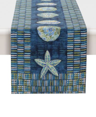 Ковровая дорожка Laural Home Embellished Shells, 13" x 90"