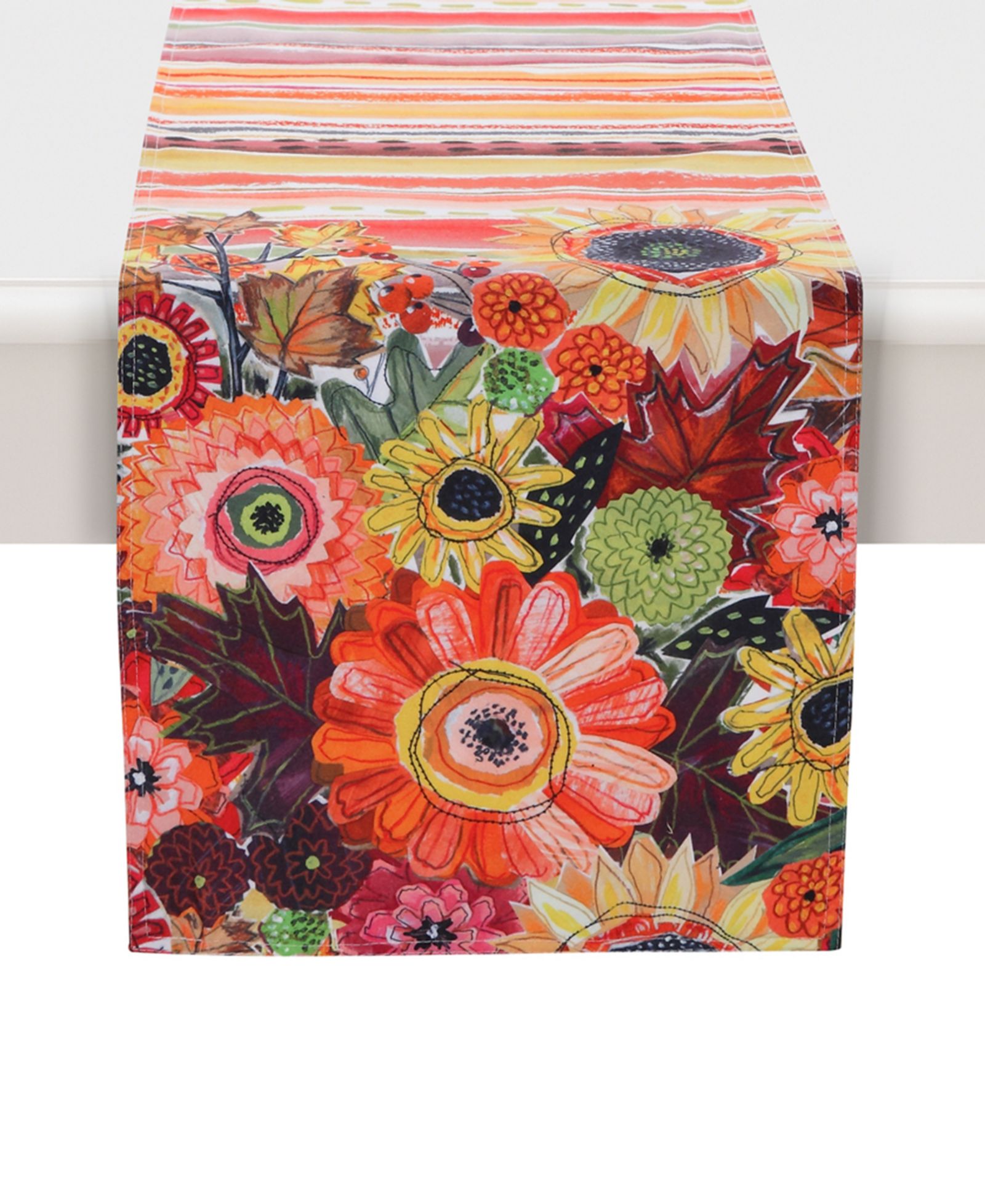 Laural Home Harvest Snippets Runner, 13" x 72"
